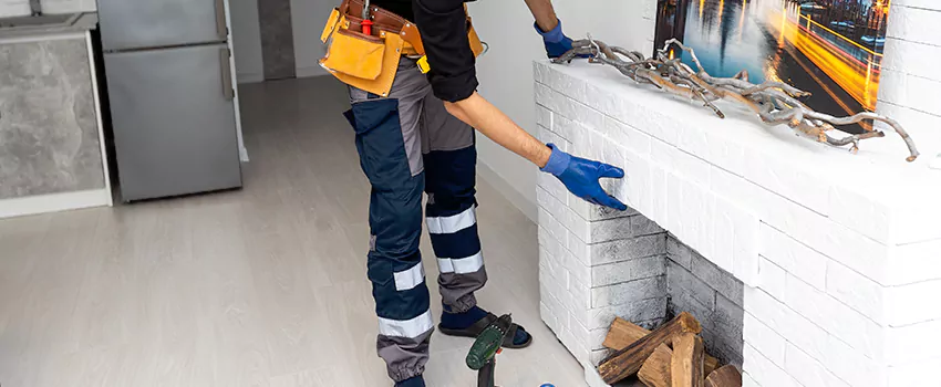 Outdoor Fireplace Restoration in Courtenay, British Columbia