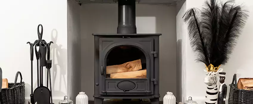 Thelin Hearth Products Providence Pellet Insert Fireplace Installation in Courtenay, BC