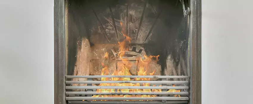 Travis Industries Linear Gas Fireplace Installation in Tunner, British Columbia