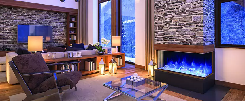 Dynamic Flame Color Fireplace Installation in Courtenay, BC