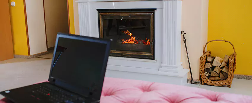 Valor Outdoor Gas Fireplace in Courtenay, British Columbia