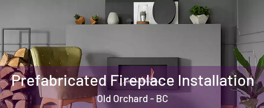  Prefabricated Fireplace Installation Old Orchard - BC